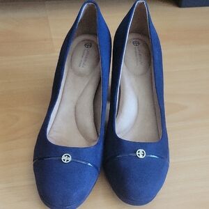 Giani Bernini Blue Heeled Shoes